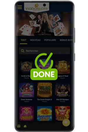 ViggoSlots connexion réussie accès compte jeux bonus actifs
