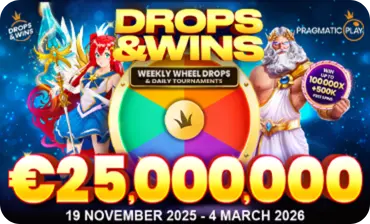 Drops and Wins Winter Edition 25 millions euros Pragmatic Play