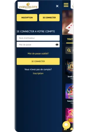 Formulaire ViggoSlots casino connexion sécurisé SSL encrypted